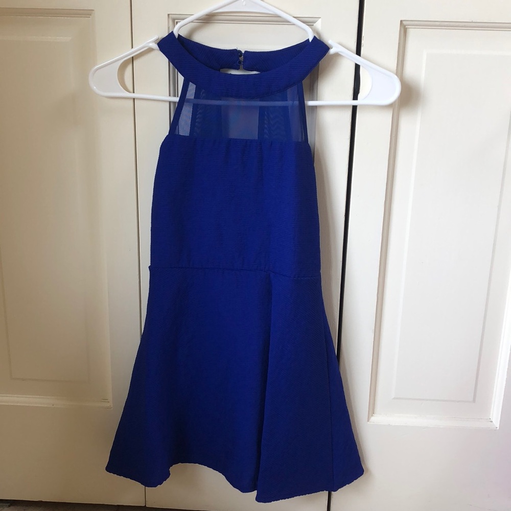 Blue dress girls size 7